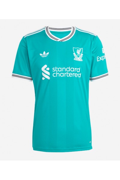 Liverpool Jeremie Frimpong #30 Jalkapallovaatteet Kolmaspaita 2025-26 Lyhythihainen Liverpool Jeremie Frimpong #30 Jalkapallovaatteet Kolmaspaita 2025-26 Lyhythihainen